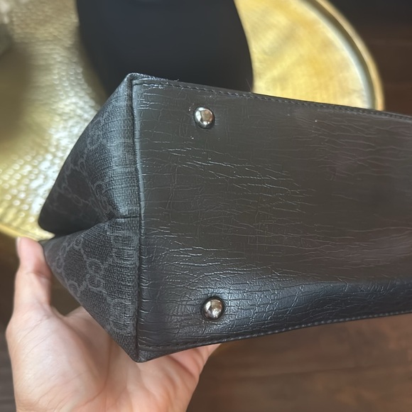 Gucci GG Black Tote Bag Handbag - Picture 13 of 15